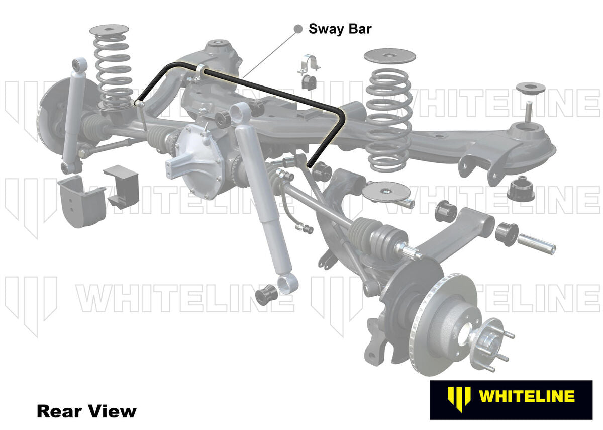 BBR36Z Whiteline Rear Sway Bar - 16mm 3 Point Adjustable to Suit BMW 3 Series E30 | Genuine Whiteline Sway Bar - photo 2 of 5