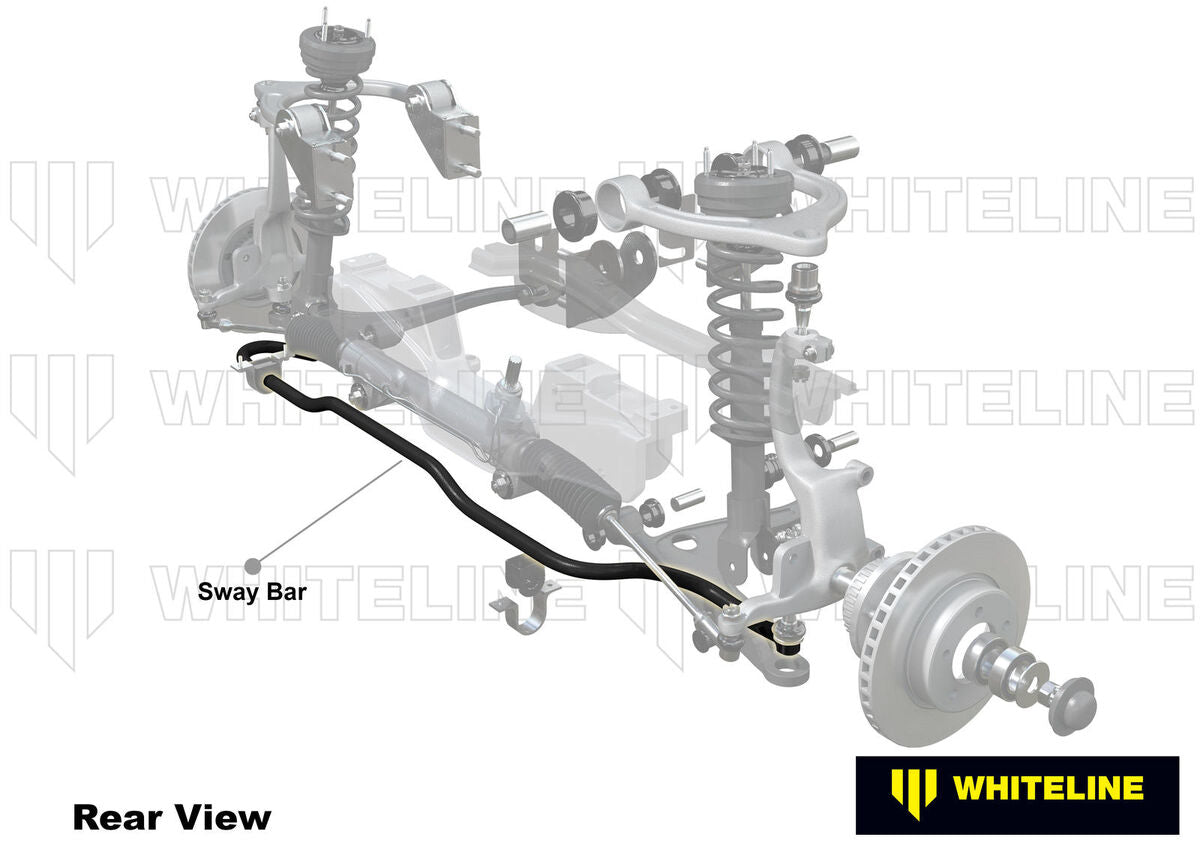 BFF21XZ Whiteline Front Sway Bar - 30mm 2 Point Adjustable to Suit Ford Falcon/Fairlane AU, BA, BF and FPV | Genuine Whiteline Suspension Component - photo 2 of 5