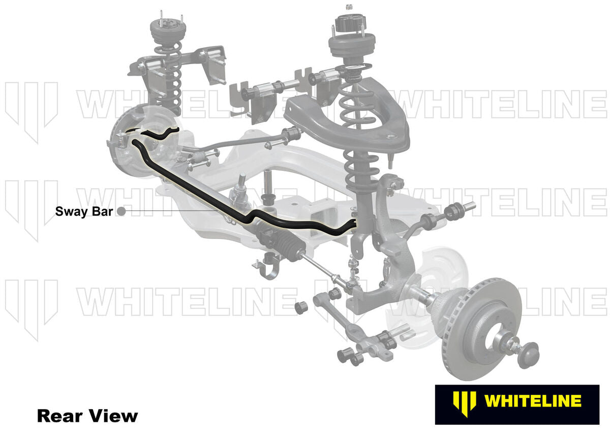 BFF39 Whiteline Front Sway Bar - 30mm Non Adjustable to Suit Ford Falcon/Fairlane EL | Genuine Whiteline Sway Bar - photo 2 of 5