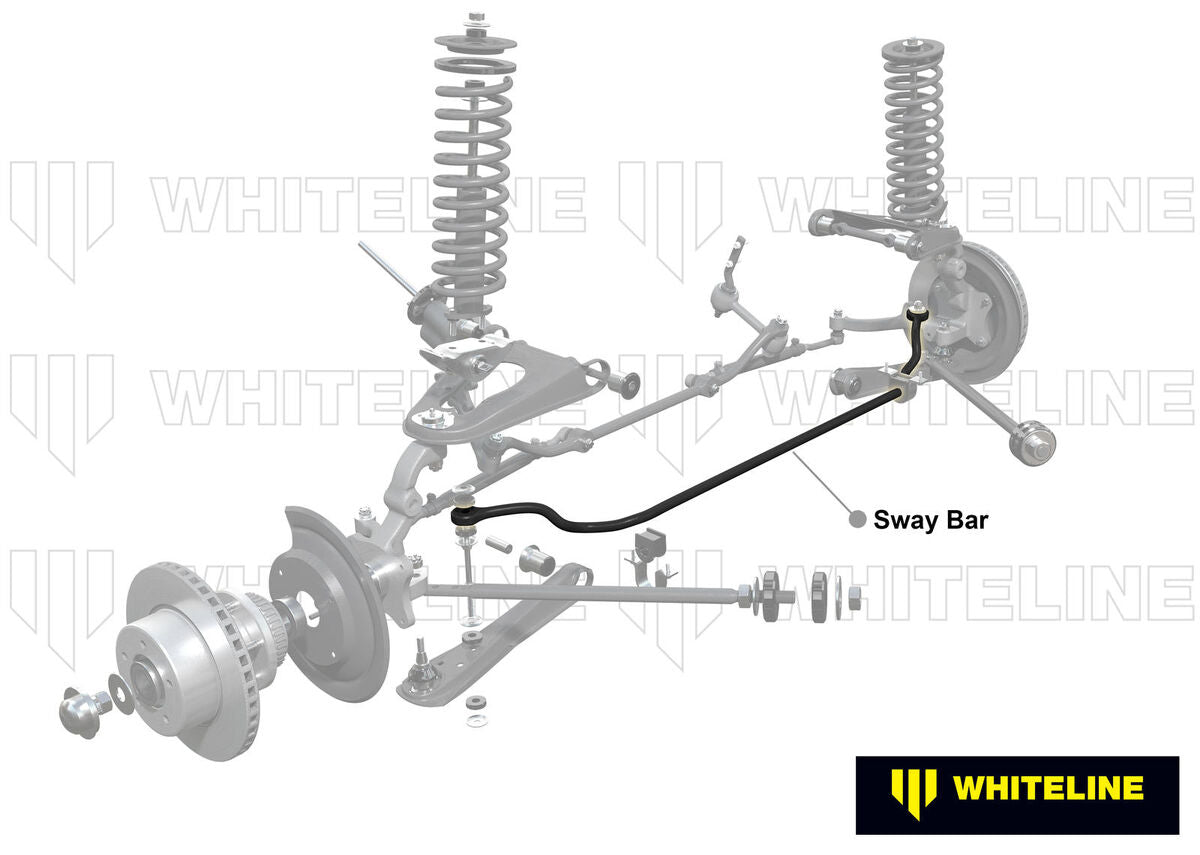 BFF3 Whiteline Front Sway Bar - 24mm Non Adjustable to Suit Ford Falcon/Fairlane XR-XY | Genuine Whiteline Sway Bar - photo 2 of 5