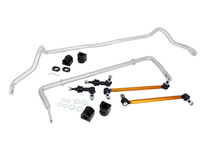 BFK003 Whiteline Front and Rear Sway Bar - Vehicle Kit to Suit Ford Focus LS-LZ and Mazda3 BK, BL | Genuine Whiteline Sway Bar