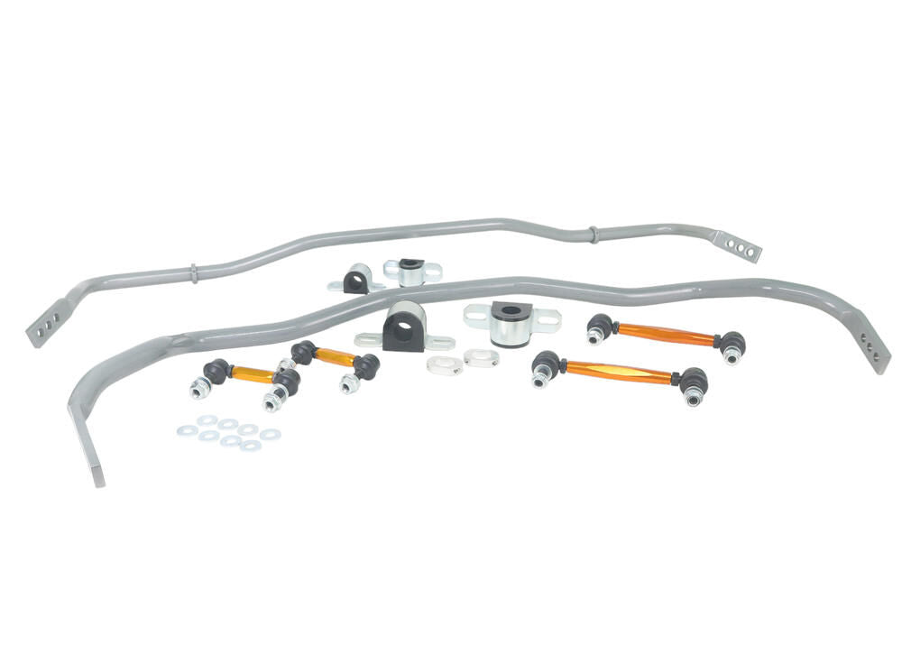BFK006 Whiteline Front and Rear Sway Bar - Vehicle Kit to Suit Ford Mustang S550 and S650 | Genuine Whiteline Sway Bar