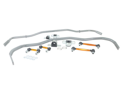 BFK006 Whiteline Front and Rear Sway Bar - Vehicle Kit to Suit Ford Mustang S550 and S650 | Genuine Whiteline Sway Bar