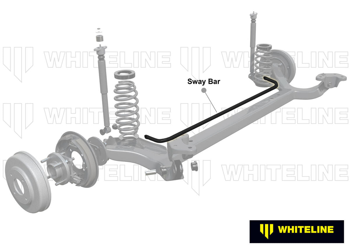 BFR79Z Whiteline Rear Sway Bar - 24mm 3 Point Adjustable to Suit Ford Fiesta WP, WQ | Genuine Whiteline Suspension Component - photo 2 of 5