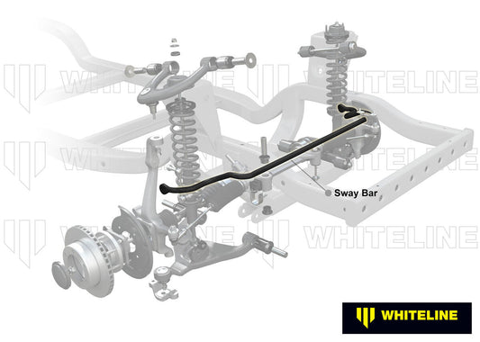 BHF37 Whiteline Front Sway Bar - 24mm Non Adjustable to Suit Holden Torana LH, LX | Genuine Whiteline Sway Bar - photo 2 of 5