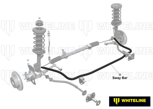 BHF43Z Whiteline Front Sway Bar - 30mm 4 Point Adjustable to Suit Holden Commodore VT, VX, VY and HSV | Genuine Whiteline Sway Bar - photo 2 of 5