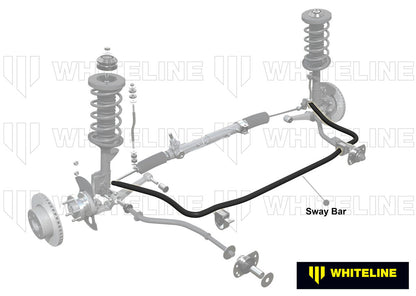 BHF61XZ Whiteline Front Sway Bar - 30mm 3 Point Adjustable to Suit Holden Commodore VZ and HSV | Genuine Whiteline Sway Bar - photo 2 of 5