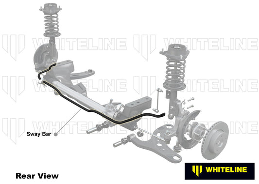 BHF78Z Whiteline Front Sway Bar - 26mm 3 Point Adjustable to Suit Honda Civic Type R 8th Gen FD2 | Genuine Whiteline Sway Bar - photo 2 of 5