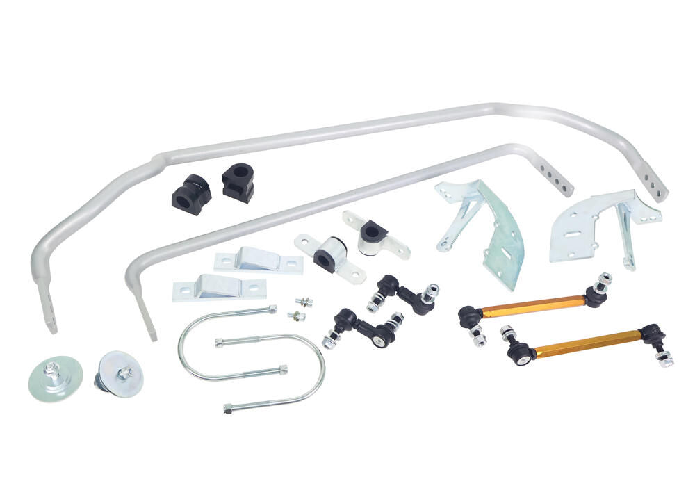 BHK011 Whiteline Front and Rear Sway Bar - Vehicle Kit to Suit Honda Civic Type R 8th Gen FD2 | Genuine Whiteline Sway Bar