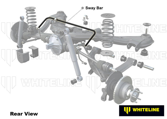 BHR41X Whiteline Rear Sway Bar - 20mm Non Adjustable to Suit Holden Commodore VN-VS and HSV | Genuine Whiteline Sway Bar - photo 2 of 5