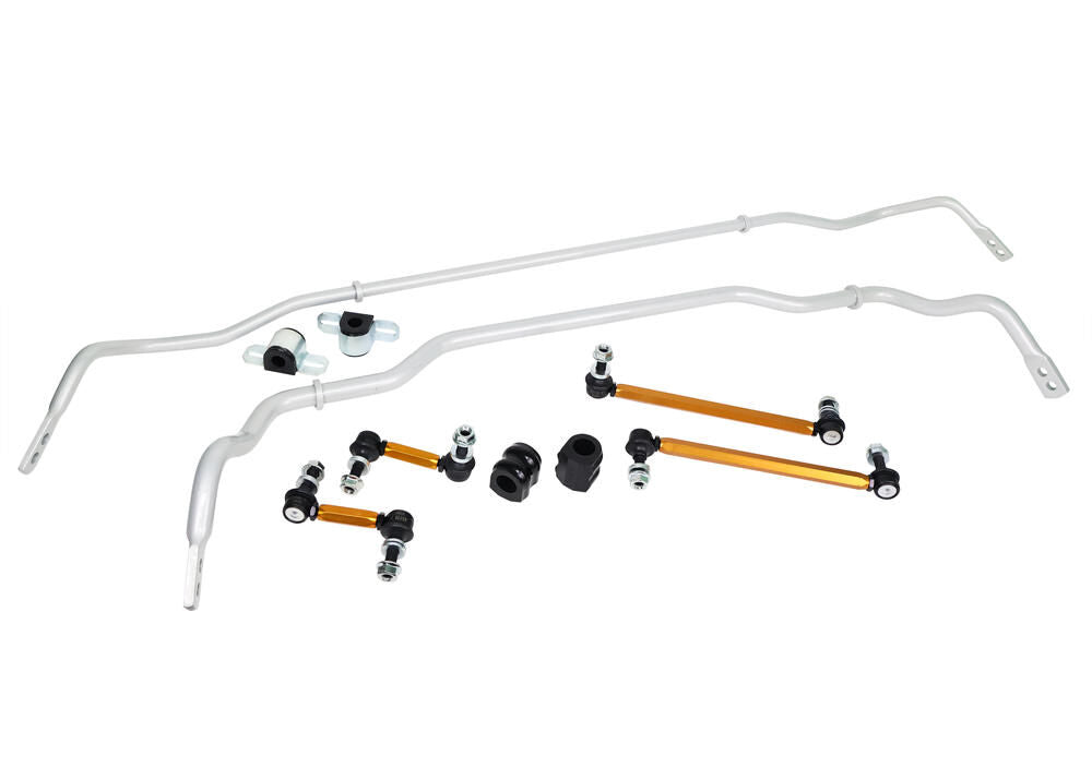 BKK001 Whiteline Front and Rear Sway Bar - Vehicle Kit to Suit Kia Stinger CK and Genesis IK | Genuine Whiteline Sway Bar