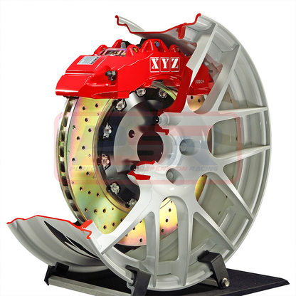 BKR-HL-004-355 Holden Commodore VB-VP XYZ Racing 4 Pot 355mm Fixed Rotor Rear Big Brake Kit BBK | Genuine XYZ Racing 4X4 Part
