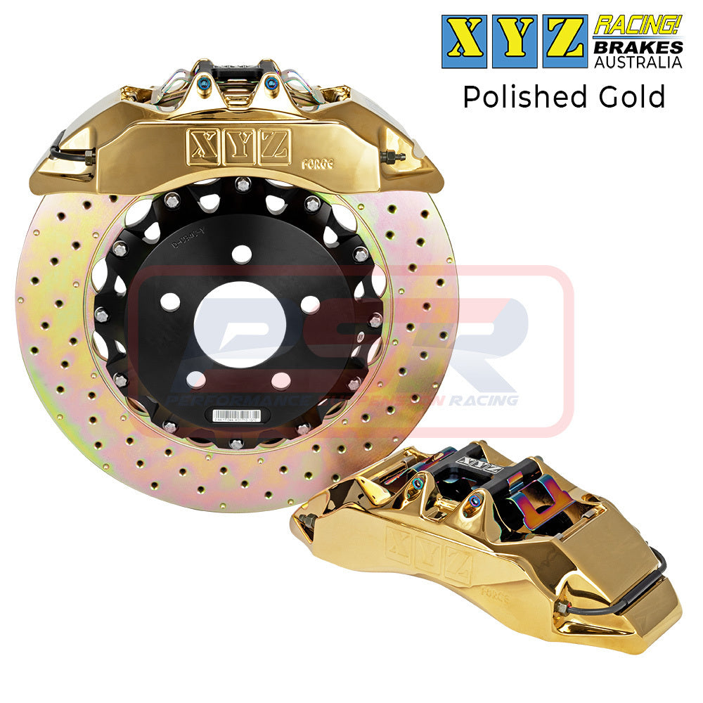 BKR-HL-004-355 Holden Commodore VB-VP XYZ Racing 4 Pot 355mm Fixed Rotor Rear Big Brake Kit BBK | Genuine XYZ Racing 4X4 Part