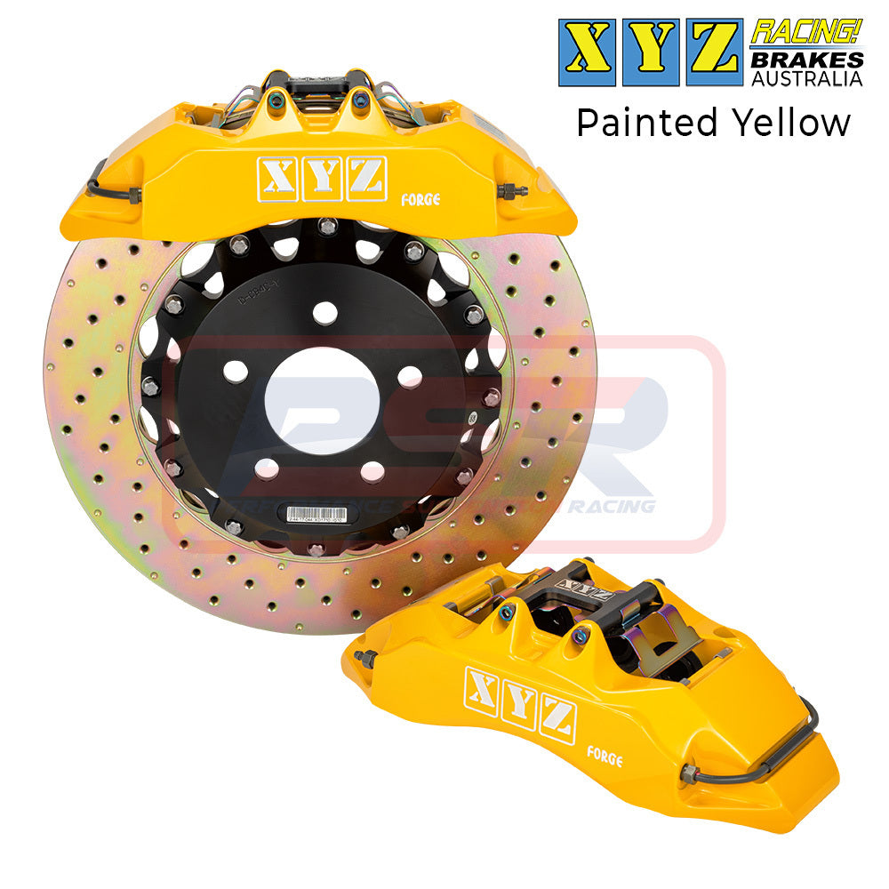 BKR-HL-004-355 Holden Commodore VB-VP XYZ Racing 4 Pot 355mm Fixed Rotor Rear Big Brake Kit BBK | Genuine XYZ Racing 4X4 Part