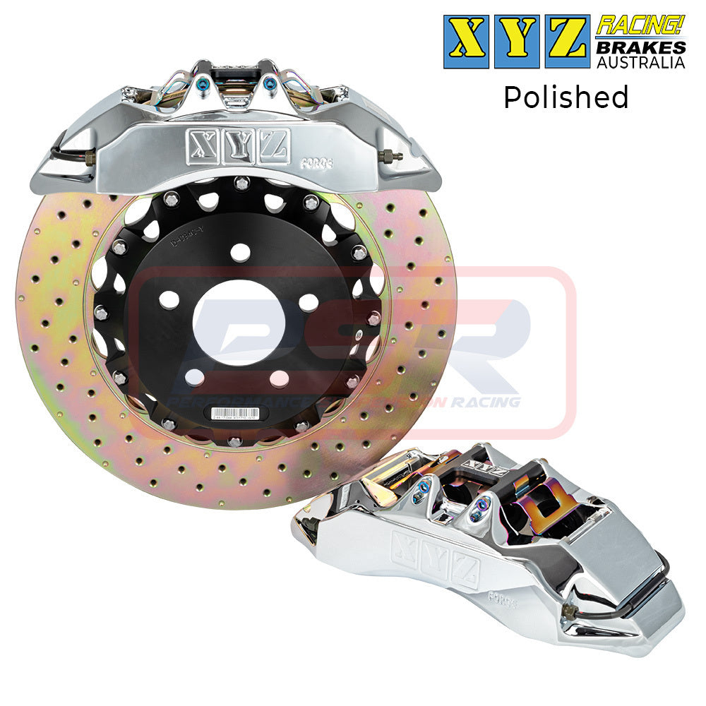 BKR-HL-004-355 Holden Commodore VB-VP XYZ Racing 4 Pot 355mm Fixed Rotor Rear Big Brake Kit BBK | Genuine XYZ Racing 4X4 Part