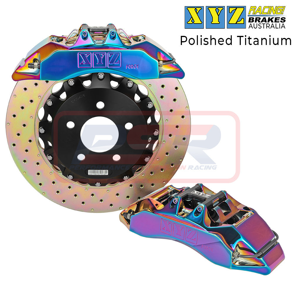 BKR-HL-004-355 Holden Commodore VB-VP XYZ Racing 4 Pot 355mm Fixed Rotor Rear Big Brake Kit BBK | Genuine XYZ Racing 4X4 Part