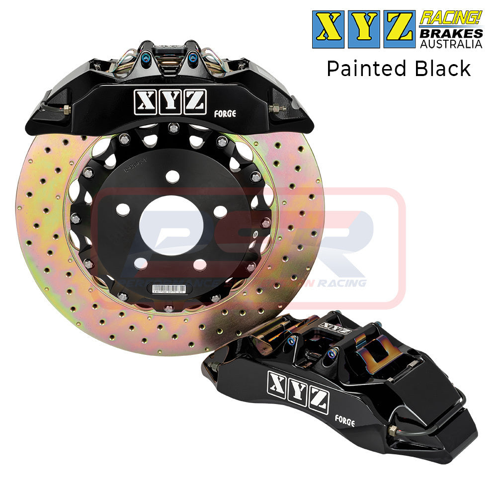 BKR-HL-004-355 Holden Commodore VB-VP XYZ Racing 4 Pot 355mm Fixed Rotor Rear Big Brake Kit BBK | Genuine XYZ Racing 4X4 Part