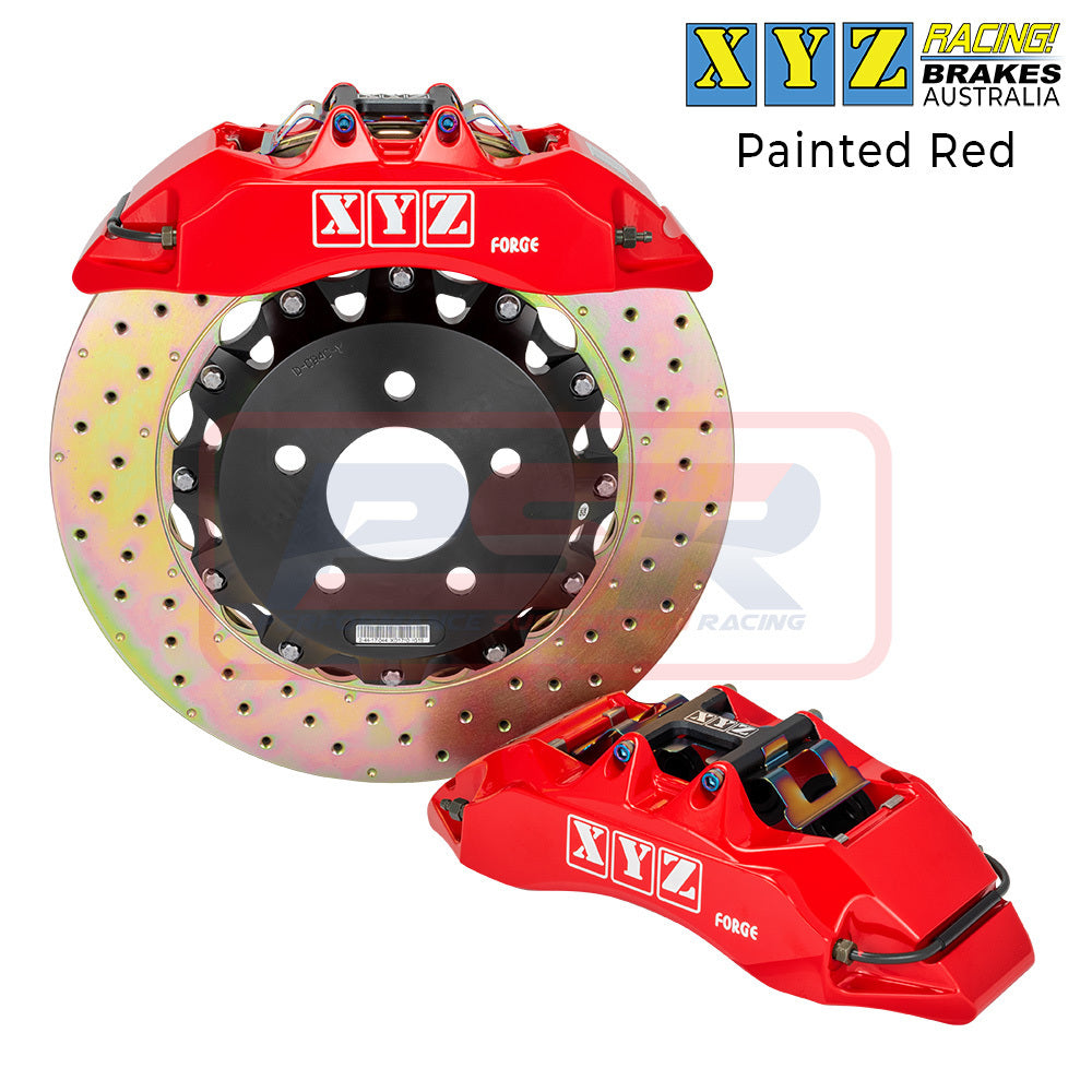 BKR-HL-004-355 Holden Commodore VB-VP XYZ Racing 4 Pot 355mm Fixed Rotor Rear Big Brake Kit BBK | Genuine XYZ Racing 4X4 Part