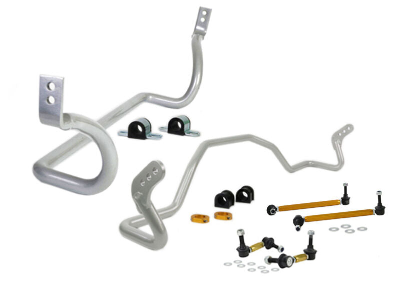 BMK008 Whiteline Front and Rear Sway Bar - Vehicle Kit to Suit Mitsubishi Lancer CJ, CY Ralliart Awd | Genuine Whiteline Sway Bar