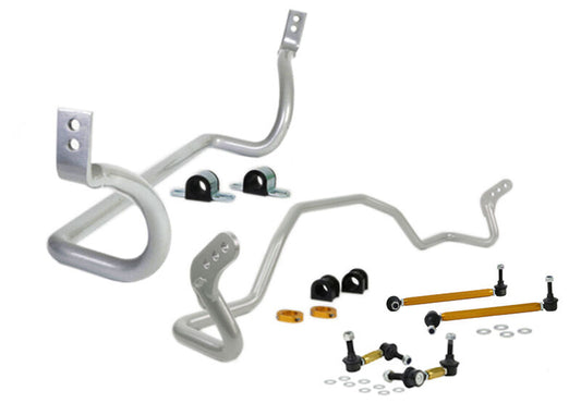 BMK008 Whiteline Front and Rear Sway Bar - Vehicle Kit to Suit Mitsubishi Lancer CJ, CY Ralliart Awd | Genuine Whiteline Sway Bar