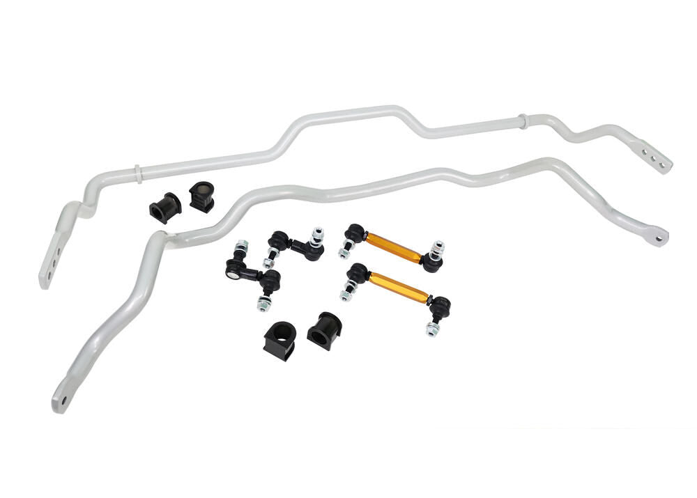 BMK009 Whiteline Front and Rear Sway Bar - Vehicle Kit to Suit Mitsubishi Lancer Evolution 7 8 9 | Genuine Whiteline Sway Bar