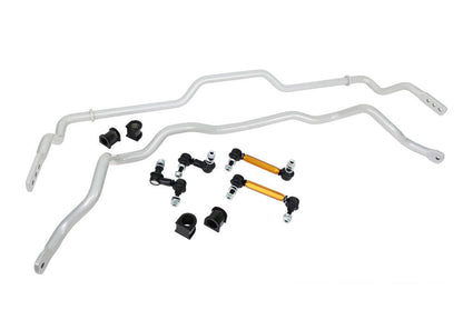 BMK009 Whiteline Front and Rear Sway Bar - Vehicle Kit to Suit Mitsubishi Lancer Evolution 7 8 9 | Genuine Whiteline Sway Bar