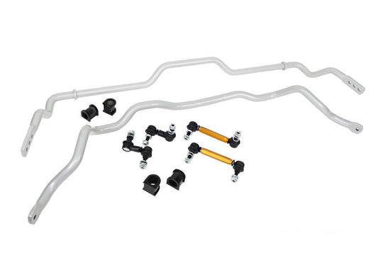 BMK009 Whiteline Front and Rear Sway Bar - Vehicle Kit to Suit Mitsubishi Lancer Evolution 7 8 9 | Genuine Whiteline Sway Bar