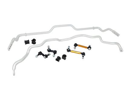 BMK011 Whiteline Front and Rear Sway Bar - Vehicle Kit to Suit Mitsubishi Lancer Evolution 4 5 6 | Genuine Whiteline Sway Bar