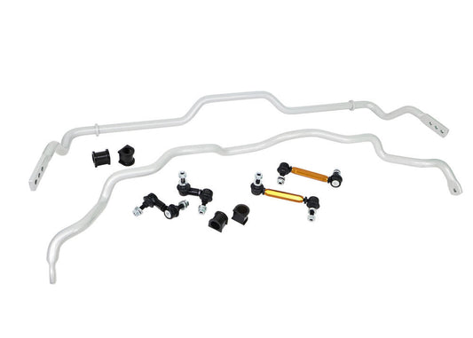 BMK011 Whiteline Front and Rear Sway Bar - Vehicle Kit to Suit Mitsubishi Lancer Evolution 4 5 6 | Genuine Whiteline Sway Bar