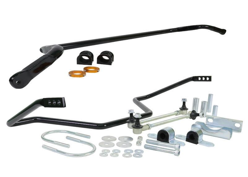 BNK019 Whiteline Front and Rear Sway Bar - Vehicle Kit to Suit Nissan Navara D40 4wd | Genuine Whiteline Sway Bar