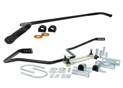 BNK019 Whiteline Front and Rear Sway Bar - Vehicle Kit to Suit Nissan Navara D40 4wd | Genuine Whiteline Sway Bar