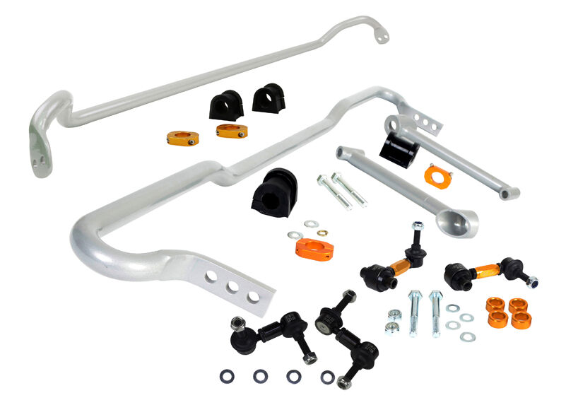 BSK011 Whiteline Front and Rear Sway Bar - Vehicle Kit to Suit Subaru Impreza WRX GE, GH | Genuine Whiteline Sway Bar