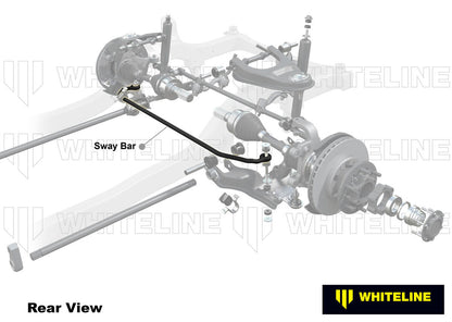 BTF47 Whiteline Front Sway Bar - 30mm Non Adjustable to Suit Toyota Land Cruiser 100 Series IFS | Genuine Whiteline Sway Bar - photo 2 of 5