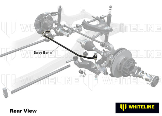 BTF47 Whiteline Front Sway Bar - 30mm Non Adjustable to Suit Toyota Land Cruiser 100 Series IFS | Genuine Whiteline Sway Bar - photo 2 of 5