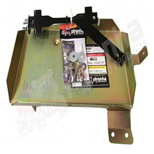 BTP150D2.8 Piranha Off Road Toyota Prado 150 Series 09/15-On 2.8 ltr TD - Piranha Auxiliary Battery Tray | Genuine Piranha Off Road Dual Battery Accessory