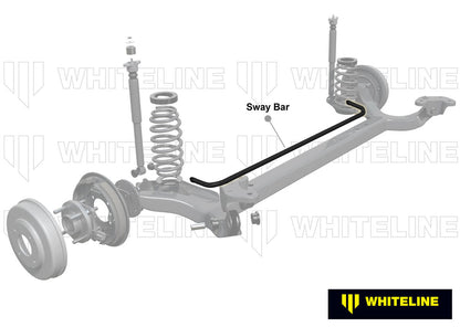 BWR19Z Whiteline Rear Sway Bar - 20mm 3 Point Adjustable to Suit Seat, Skoda and Volkswagen PQ24 | Genuine Whiteline Sway Bar - photo 2 of 5