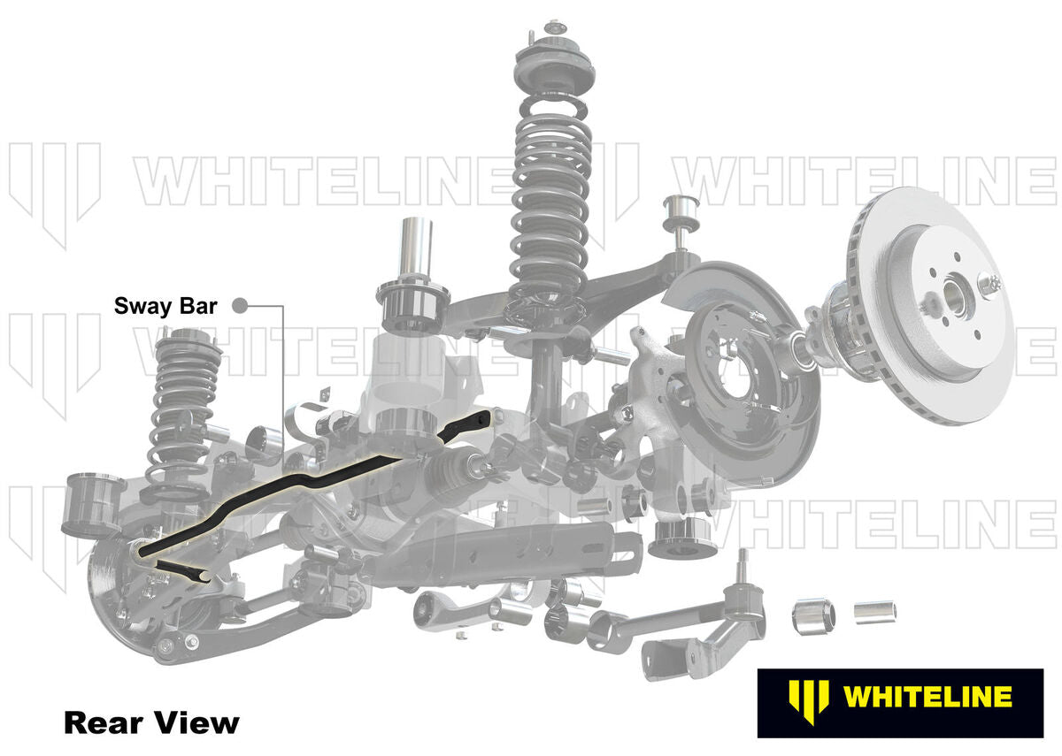 BWR21XZ Whiteline Rear Sway Bar - 24mm 2 Point Adjustable to Suit Audi, Seat, Skoda and Volkswagen PQ35 Awd | Genuine Whiteline Sway Bar - photo 3 of 6