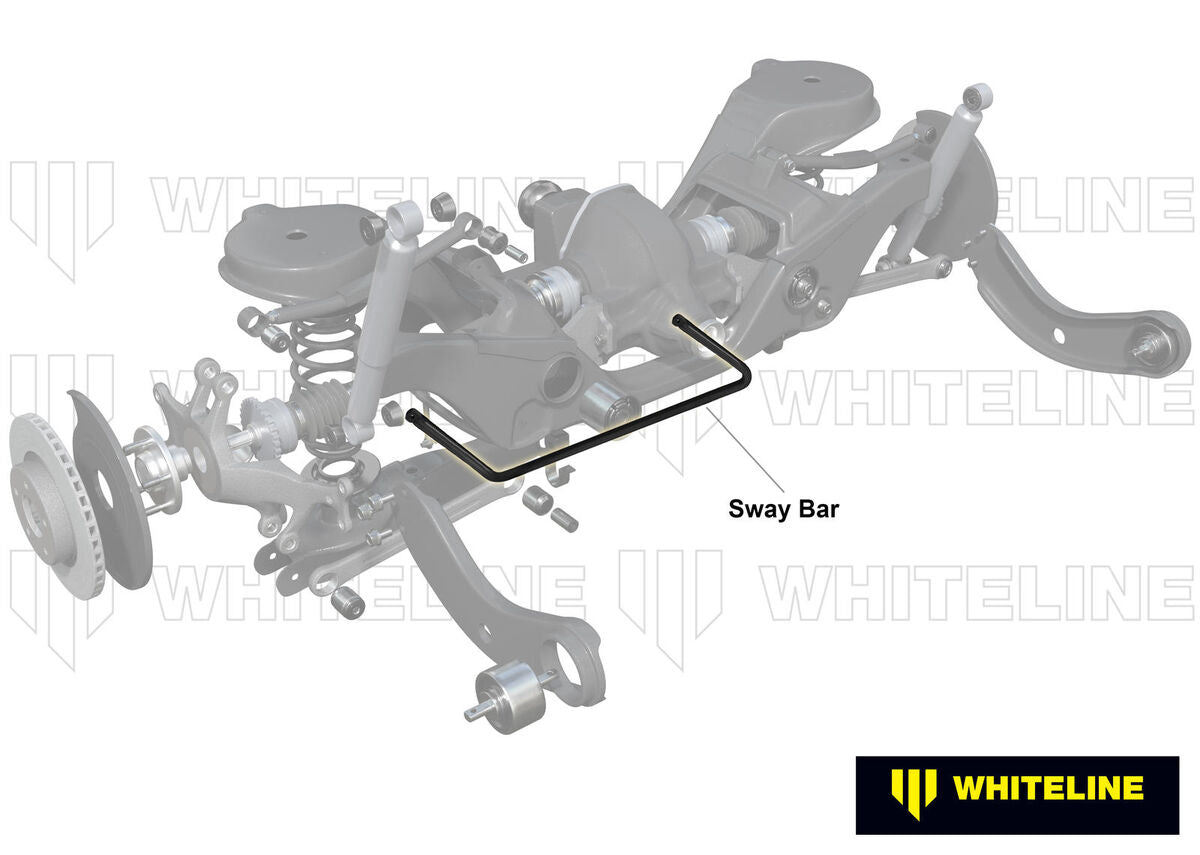 BWR21XZ Whiteline Rear Sway Bar - 24mm 2 Point Adjustable to Suit Audi, Seat, Skoda and Volkswagen PQ35 Awd | Genuine Whiteline Sway Bar - photo 2 of 6
