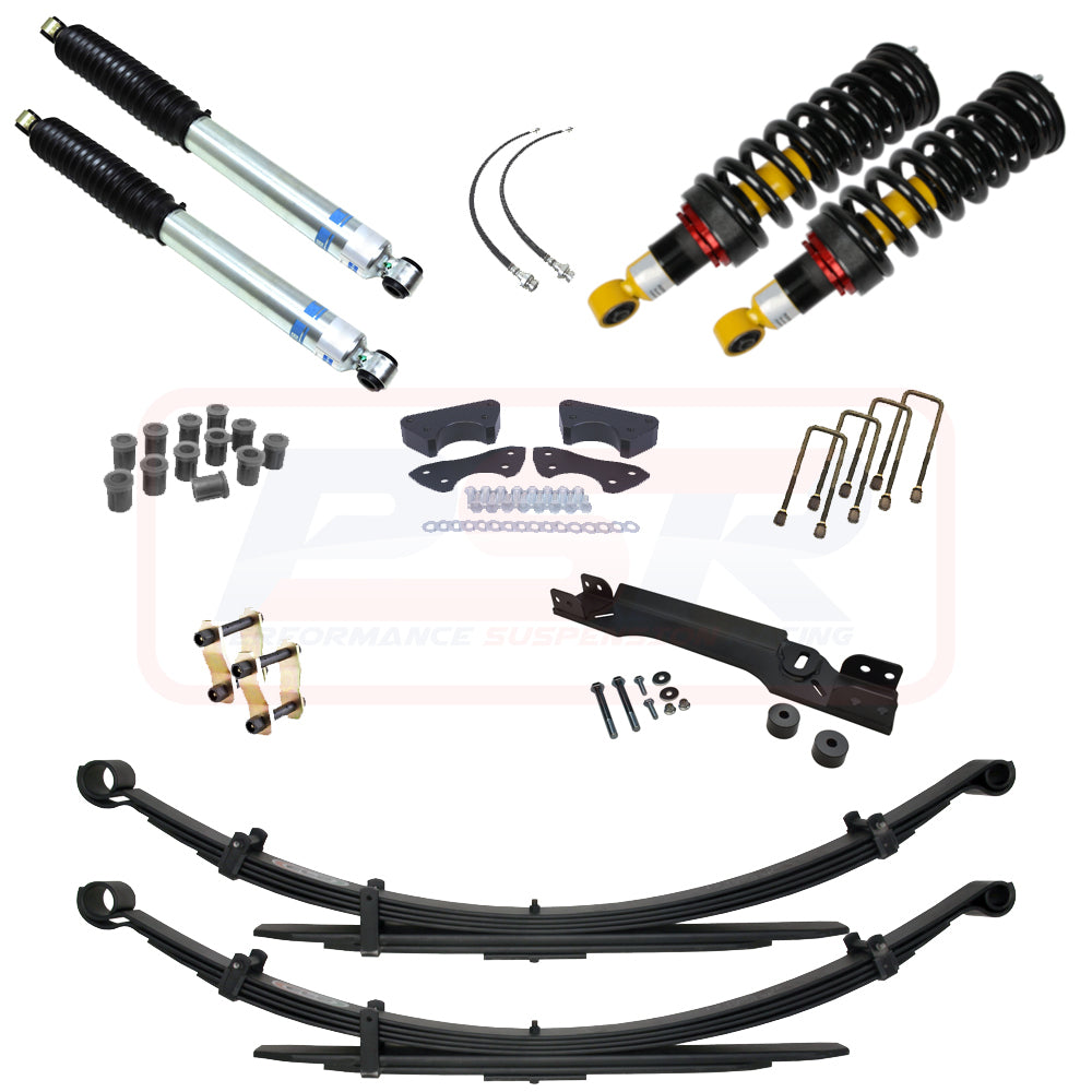 COLKIT-008 PSR Holden Colorado RG / Isuzu D-MAX 1 & 2 Bilstein 4" Lift Kit LONG TRAVEL | Genuine PSR Shock Absorber