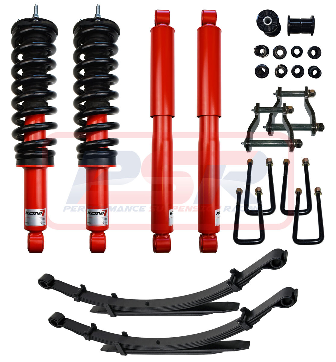 COLKIT-062 PSR Holden Colorado RG / Isuzu D-MAX 1 & 2 Koni Raid 2" Lift Kit | Genuine PSR Shock Absorber