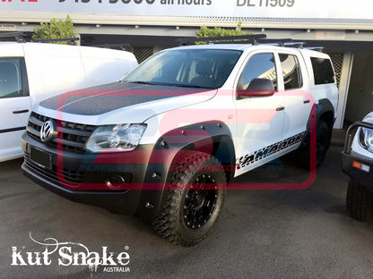 FLARES-AMAROK-FS Volkswagen Amarok 2010-On Kut Snake Flares - 90mm - Front Only | Genuine Kut Snake 4X4 Accessory
