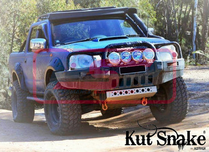 FLARES-D22 Nissan Navara D22 2004-2015 Kut Snake Flares - 70mm - Full Set | Genuine Kut Snake 4X4 Accessory