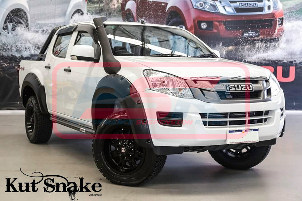 FLARES-DMAX Isuzu D-MAX 2012-On Kut Snake Flares - 85mm - Full Set | Genuine Kut Snake 4X4 Accessory