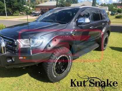 FLARES-EVEREST Ford Everest 2015-On Kut Snake Flares - 90-100mm - Full Set | Genuine Kut Snake 4X4 Accessory