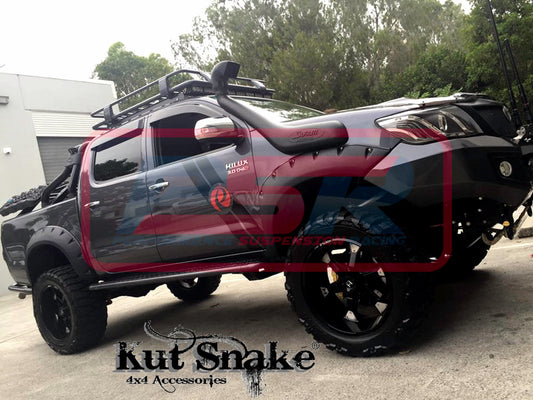 FLARES-HILUX-05-MN-CS Toyota Hilux SR / SR5 2005-2011 Kut Snake Flares - Monster 95mm - Full Set | Genuine Kut Snake 4X4 Accessory
