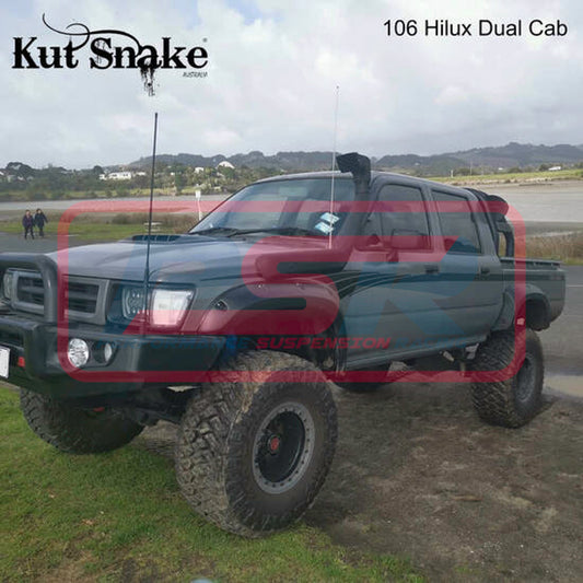 FLARES-HILUX-106-FS Toyota Hilux 106 Series 1989-1997 Kut Snake Flares - 70mm - Front Only | Genuine Kut Snake 4X4 Accessory