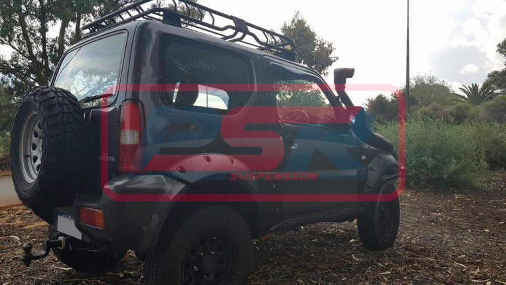 FLARES-JIMNY Suzuki Jimny 1998-2017 Kut Snake Flares - 75mm - Full Set | Genuine Kut Snake 4X4 Accessory