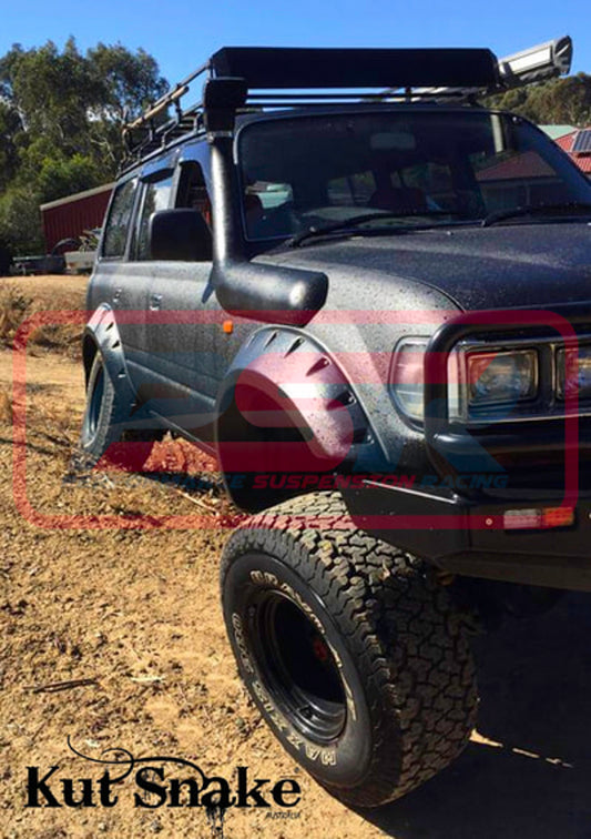 FLARES-LC100 Toyota Landcruiser 100 Series Kut Snake Flares - 55mm - Full Set | Genuine Kut Snake 4X4 Accessory