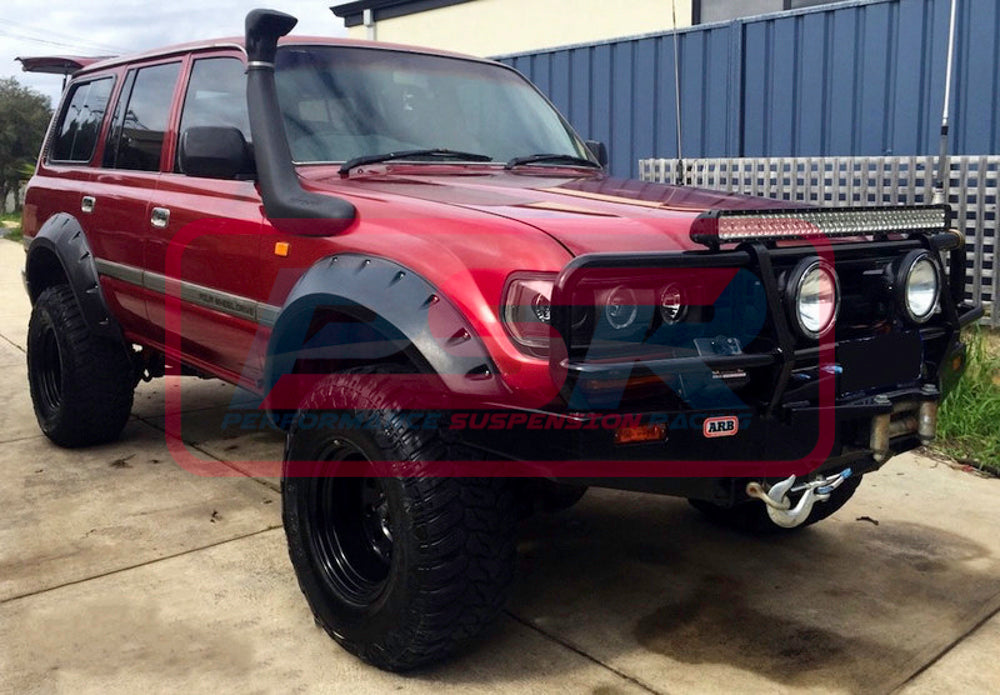 FLARES-LC80-MN Toyota Landcruiser 80 Series 1990-1997 Kut Snake Flares - Monster 95mm - Full Set | Genuine Kut Snake 4X4 Accessory