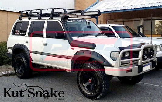 FLARES-LC80-ST Toyota Landcruiser 80 Series 1990-1997 Kut Snake Flares - 58mm - Full Set | Genuine Kut Snake 4X4 Accessory